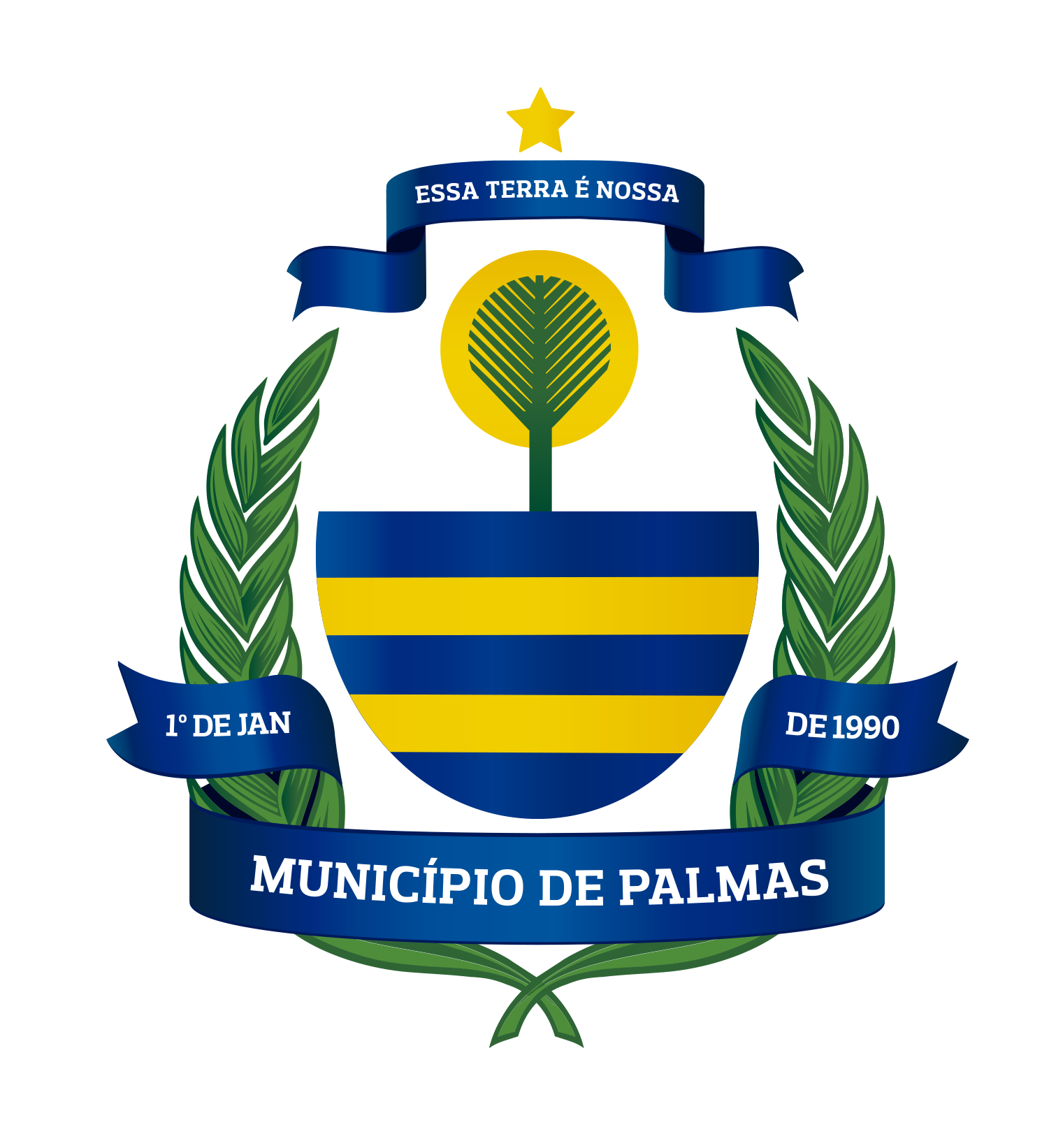 Brasão prefeitura municipal de Palmas